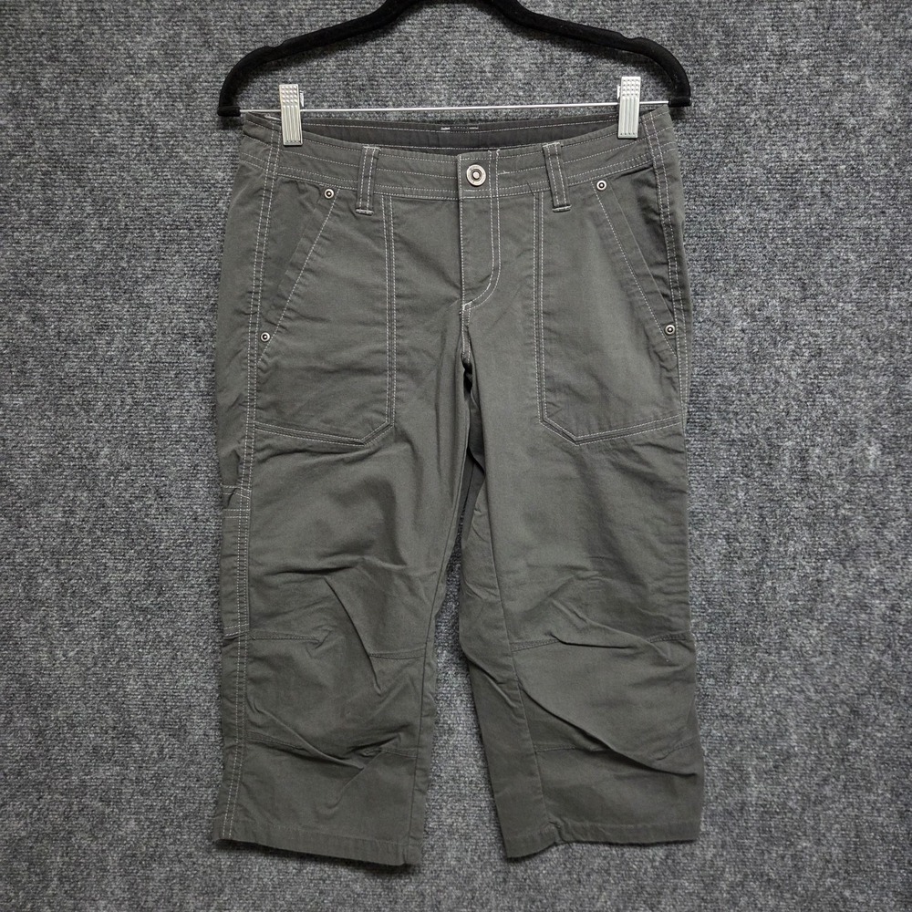 Kuhl Capri Pants Women's 2 Gray Free Range Outdoors Hiking 6288